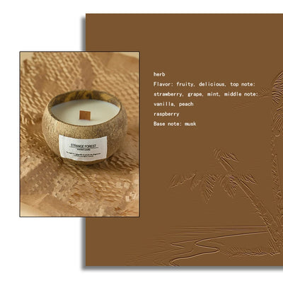 Coconut Shell Aromatherapy Candle