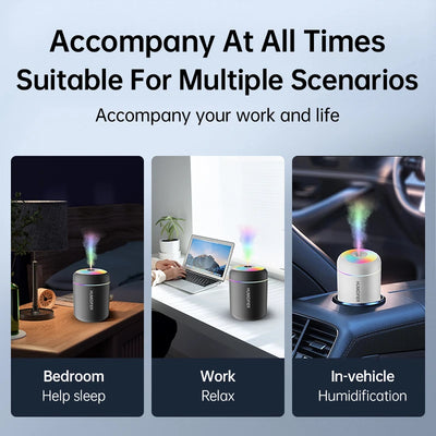Aroma Diffuser & Mist Maker for Home, Car & Bedroom