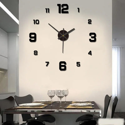 DIY 3D Frameless Wall Clock