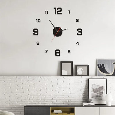 DIY 3D Frameless Wall Clock