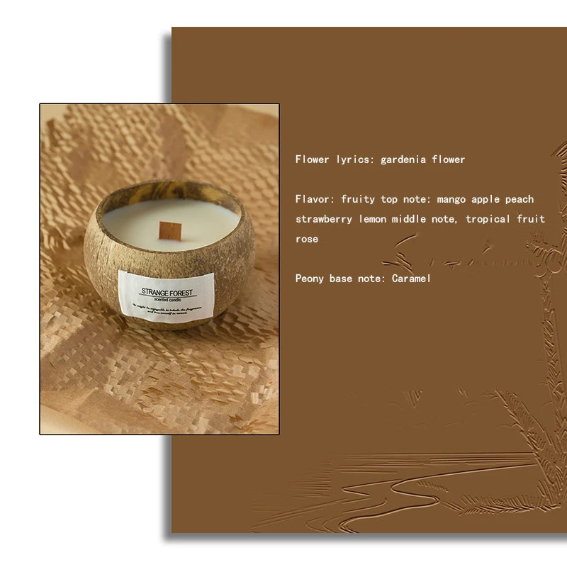 Coconut Shell Aromatherapy Candle