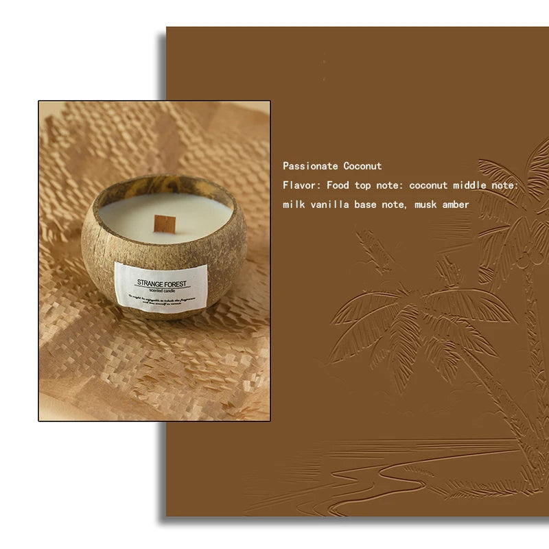 Coconut Shell Aromatherapy Candle