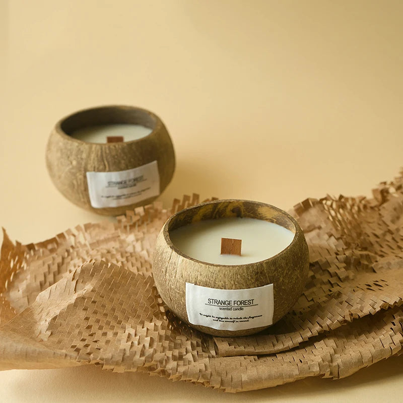 Coconut Shell Aromatherapy Candle
