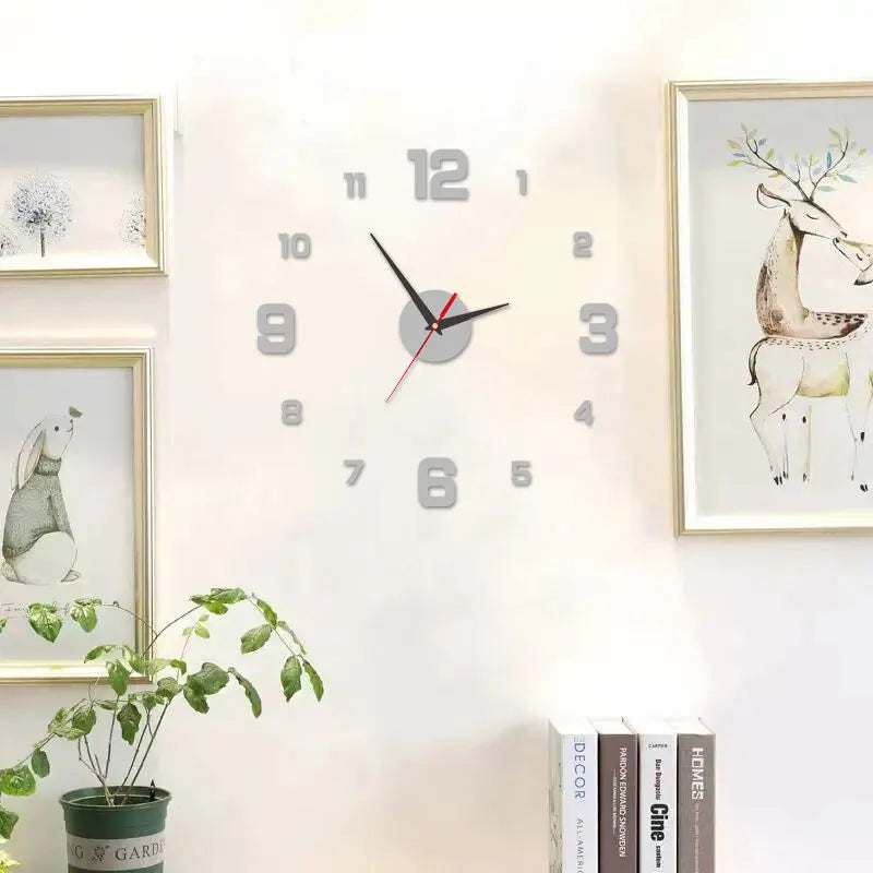 DIY 3D Frameless Wall Clock