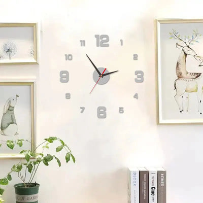 DIY 3D Frameless Wall Clock