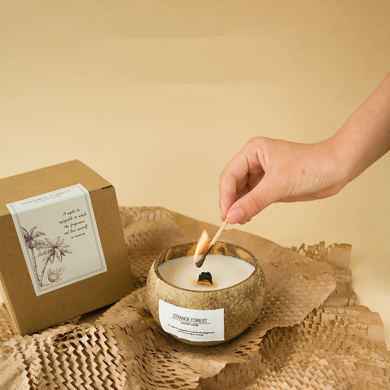 Coconut Shell Aromatherapy Candle